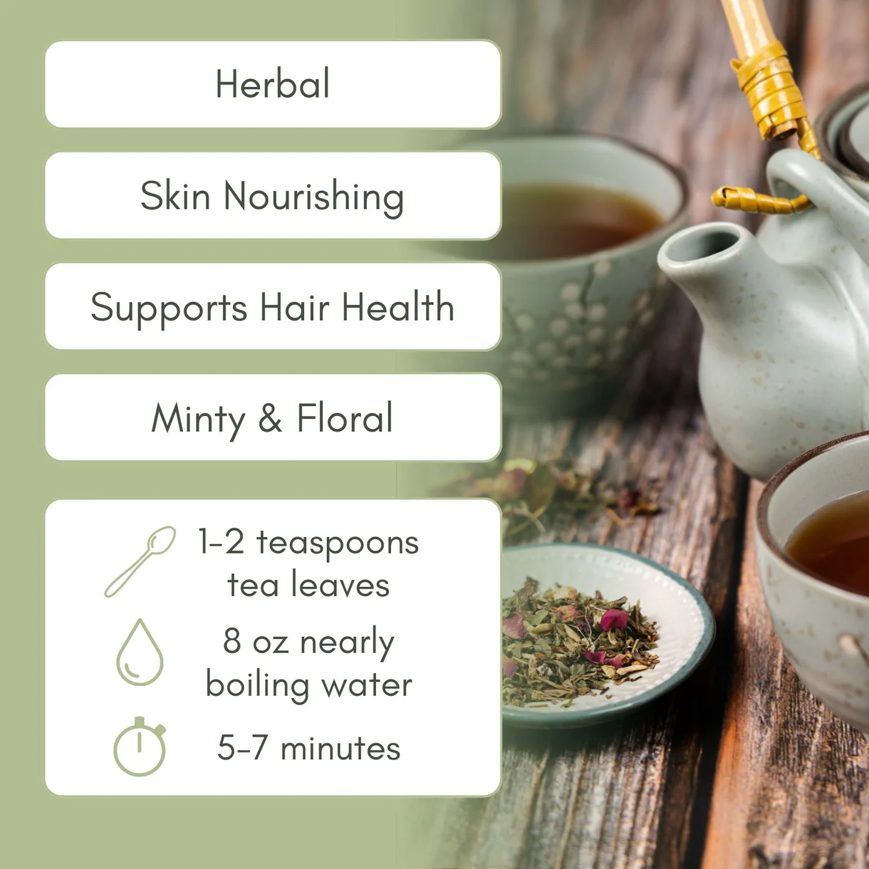 Full Leaf Tea Co Organic Beauty Me Tea
