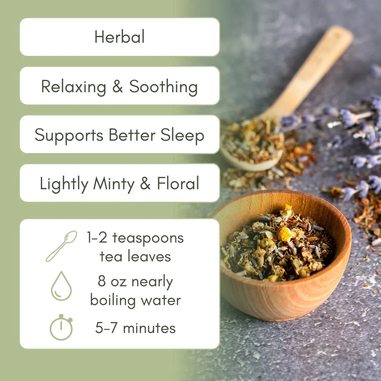 Full Leaf Tea Co Organic Sleeping Tranquil Tea