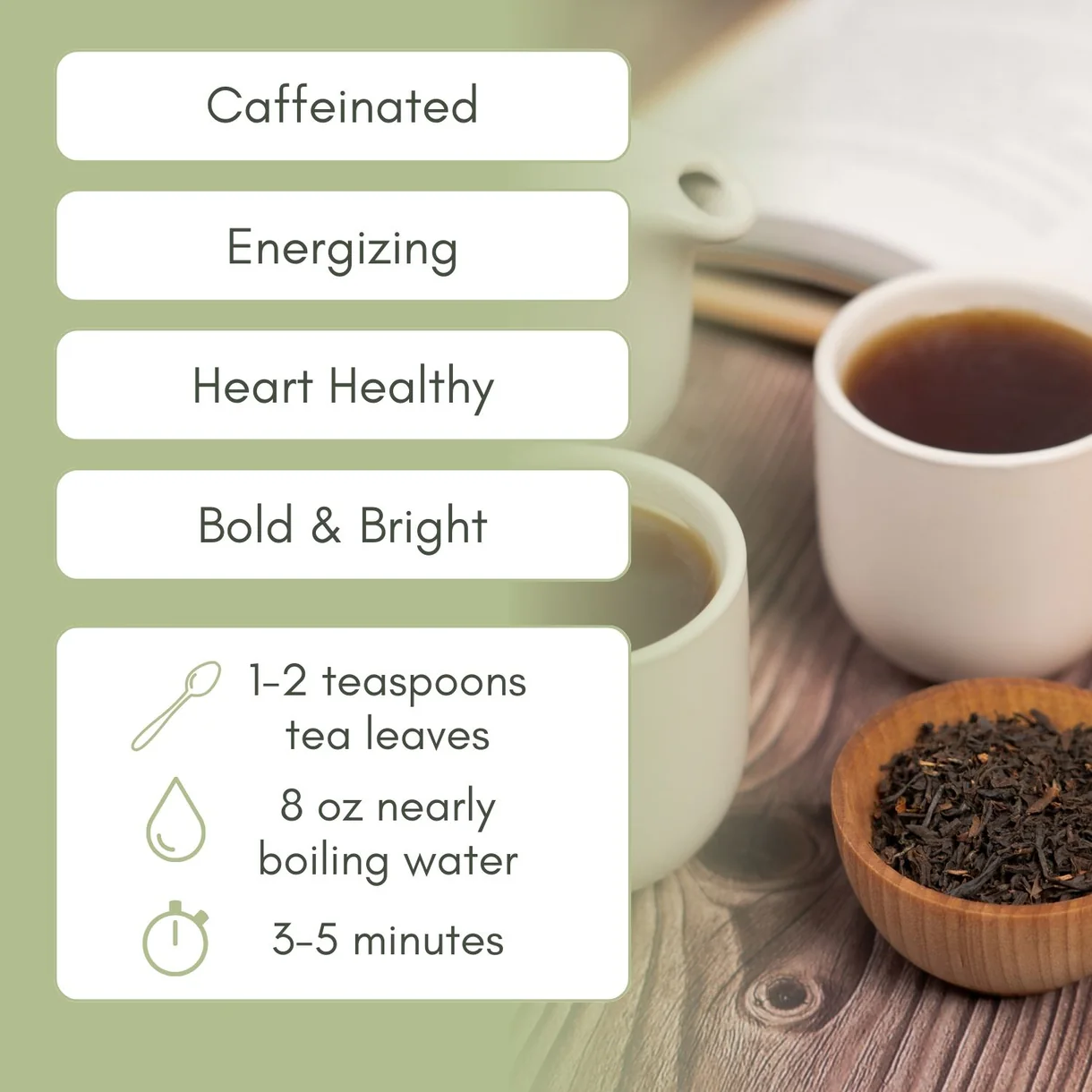 Full Leaf Tea Co Organic Earl Grey