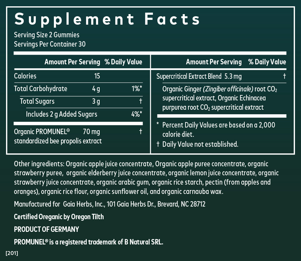 Gaia Herbs Rapid Defense Gummies