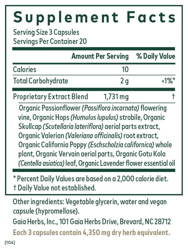 Gaia Herbs Sleep Formula