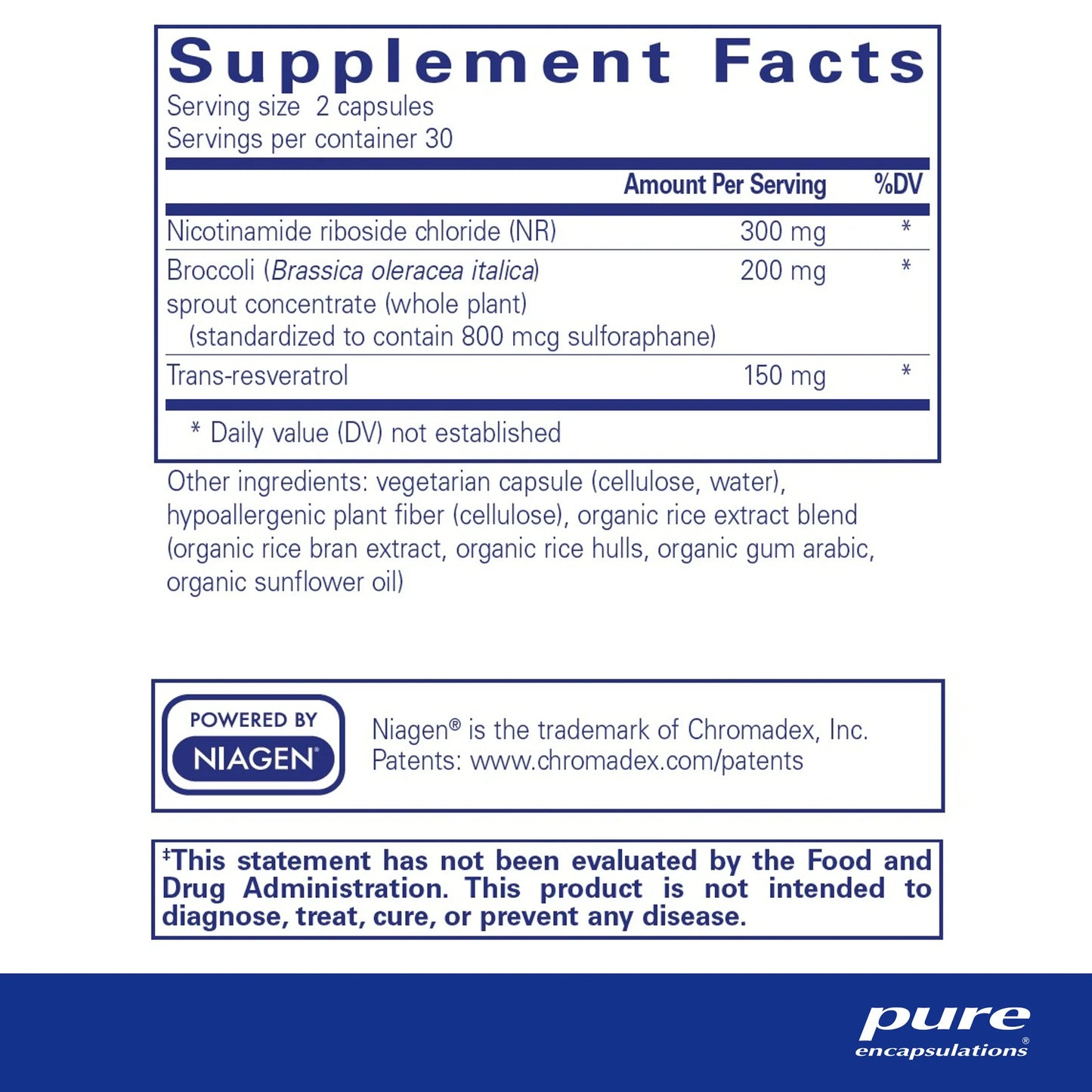 Pure Encapsulations NR Longevity