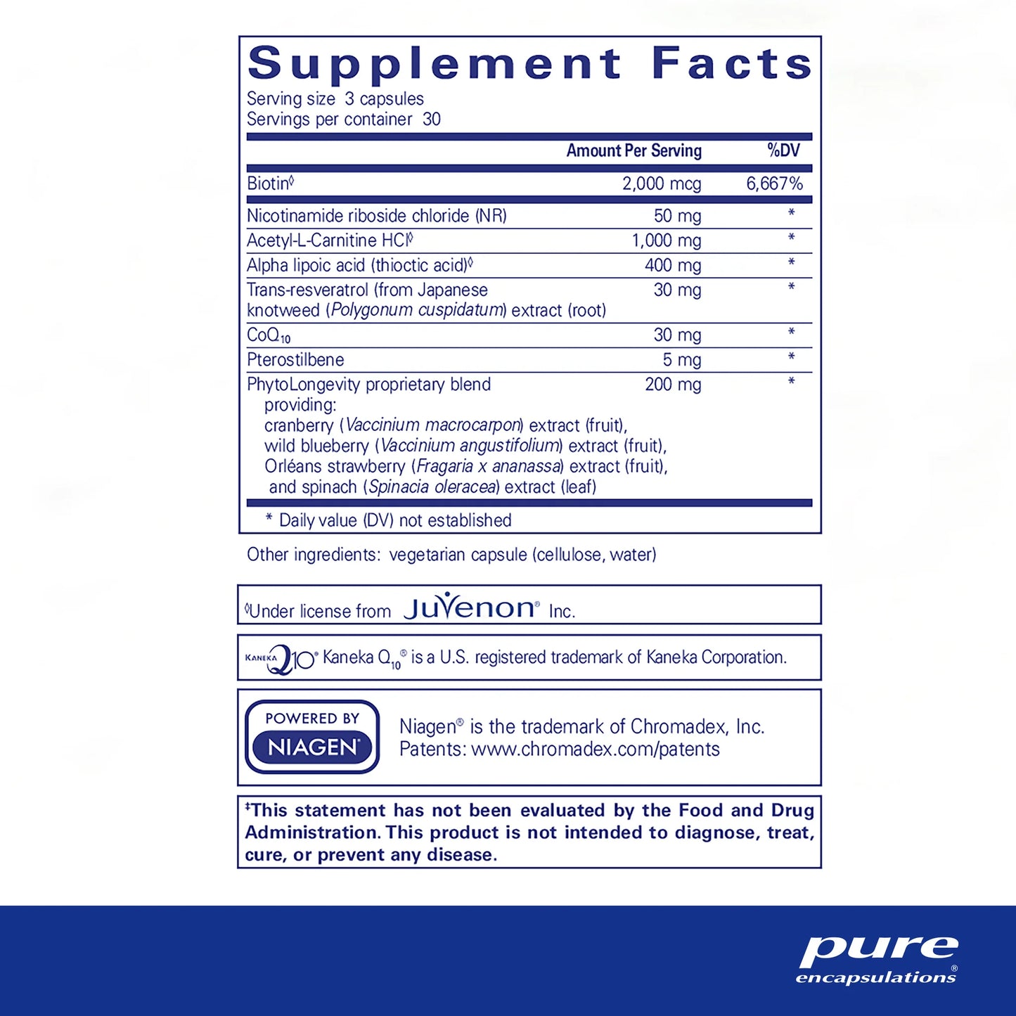 Pure Encapsulations RevitalAge Ultra