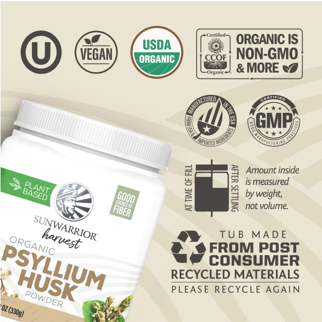 Sunwarrior Organic Psyllium Husk Powder