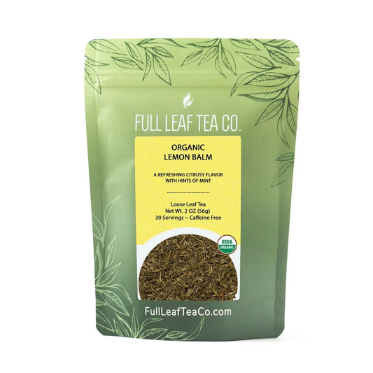 Full Leaf Tea Co Organic Lemon Balm Tea