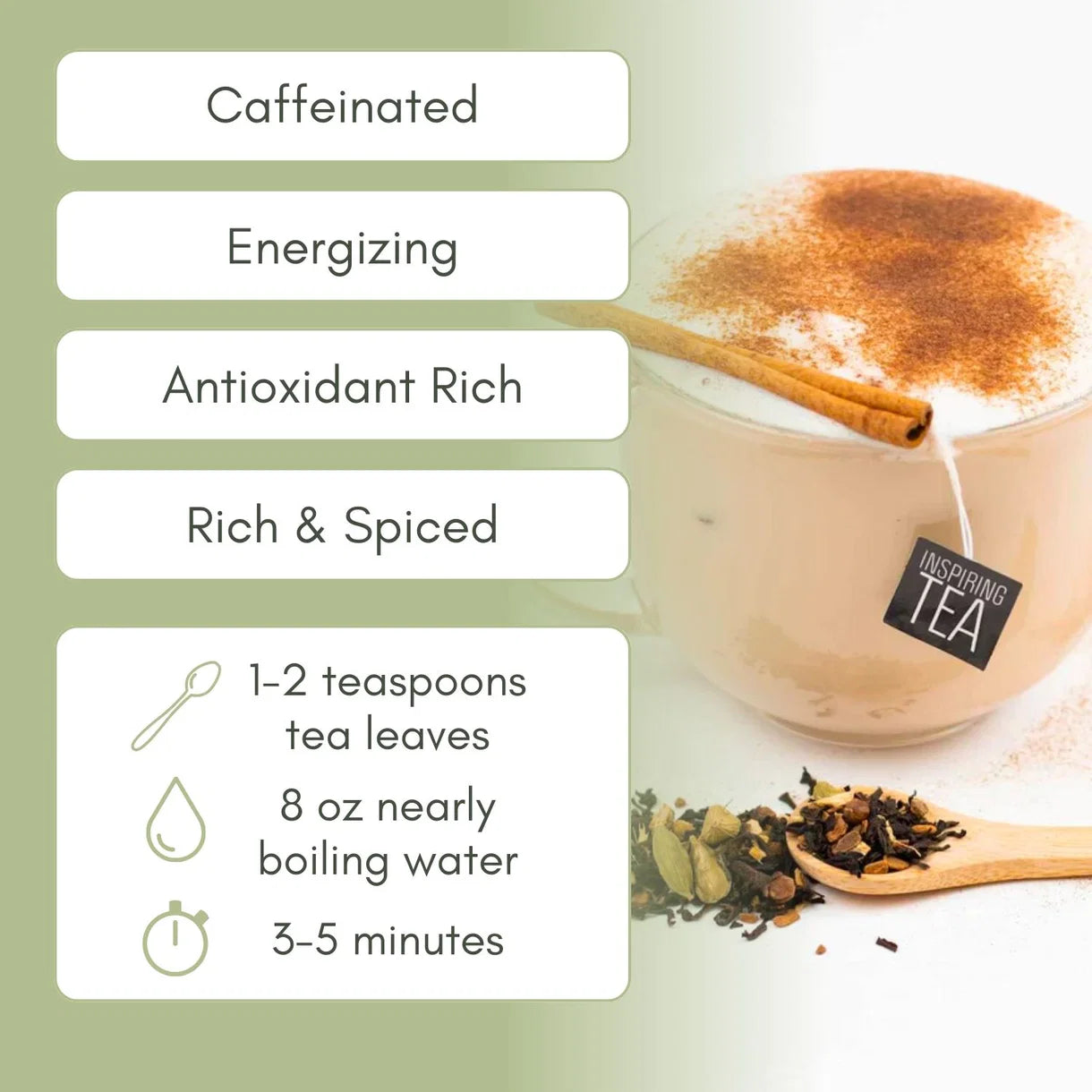 Full Leaf Tea Co Organic Masala Chai