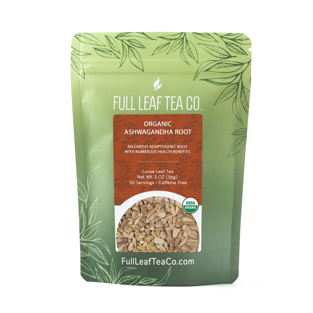 Full Leaf Tea Co Organic  Ashwagandha Root