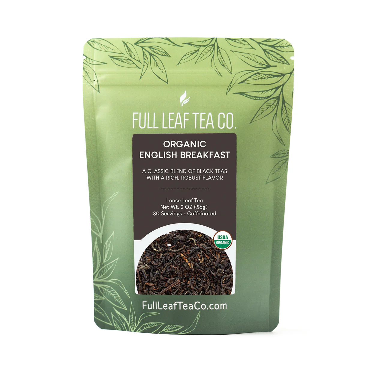 Full Leaf Tea Co Organic English Breakfast Tea