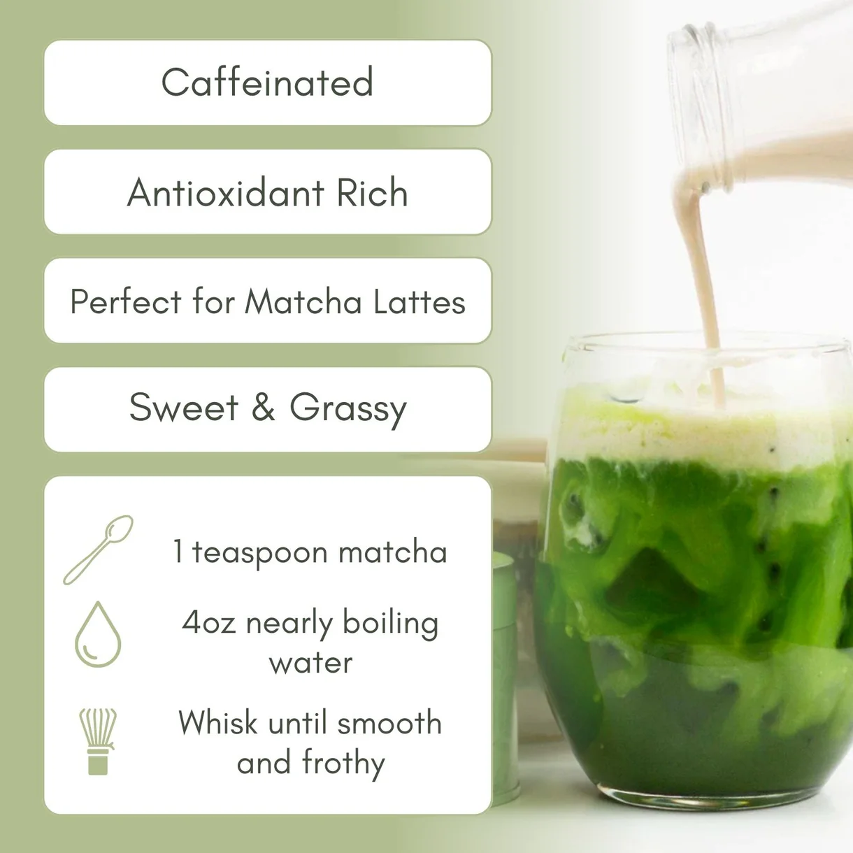 Full Leaf Tea Co Organic Sweet Matcha
