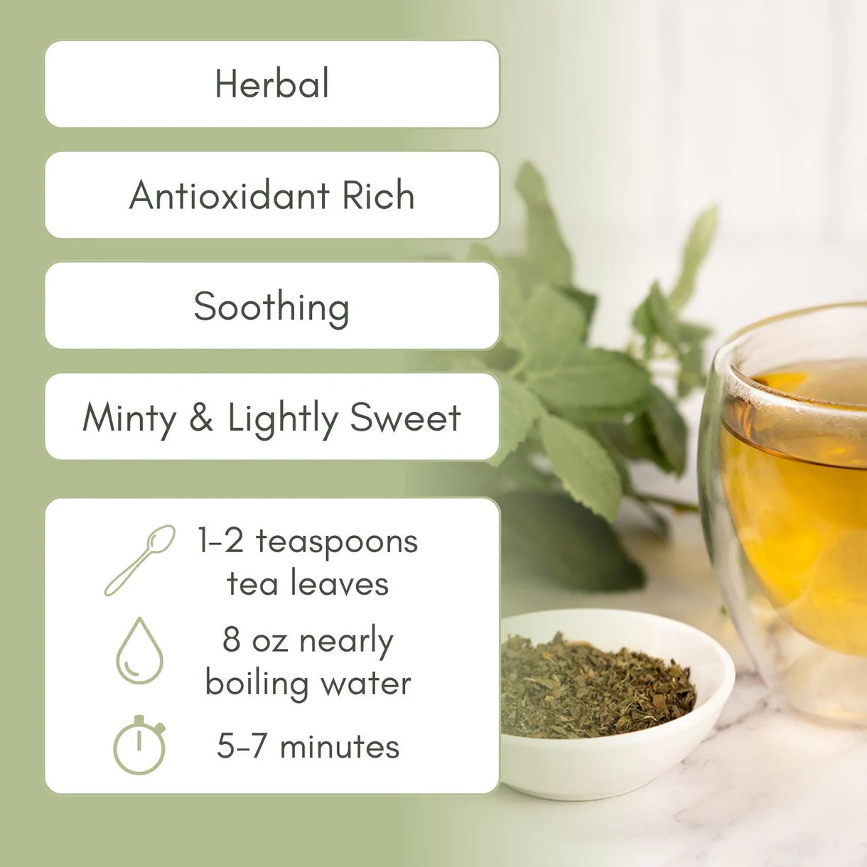 Full Leaf Tea Co Organic Spearmint Tea