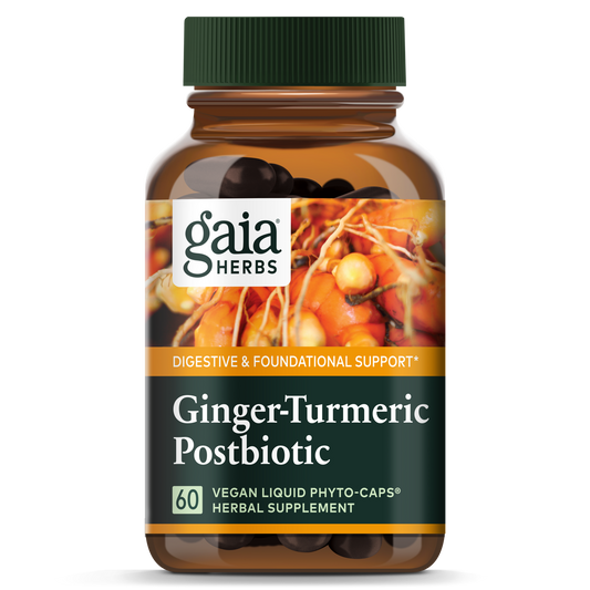Gaia Herbs Ginger-Turmeric Postbiotic
