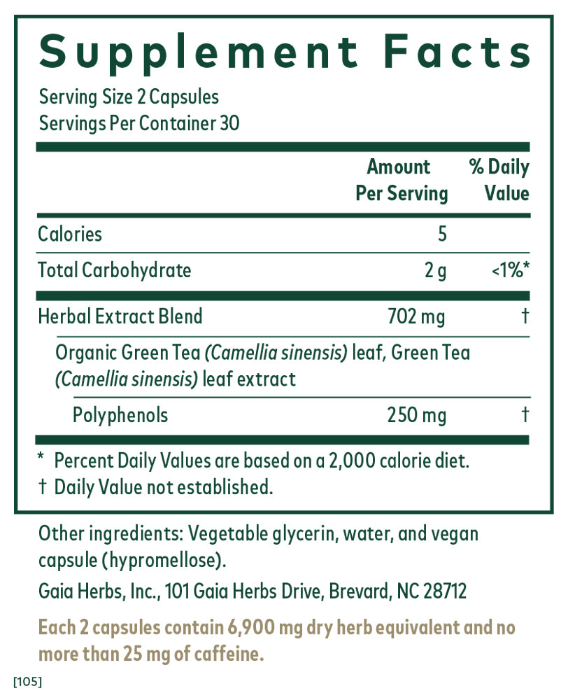 Gaia Herbs Green Tea