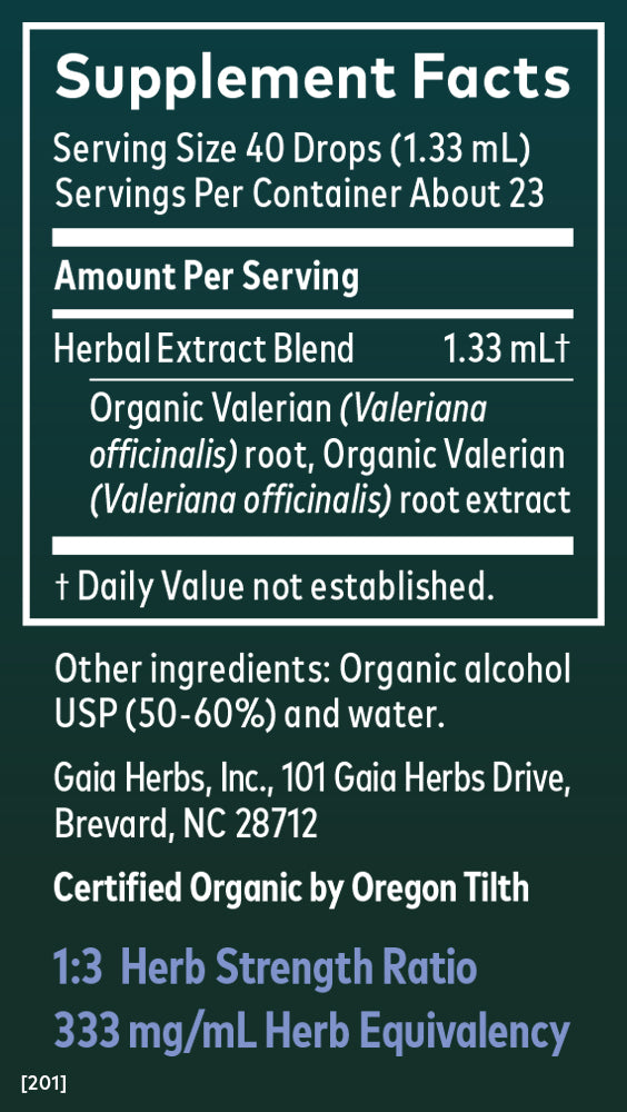 Gaia Herbs Valerian Root 1 oz