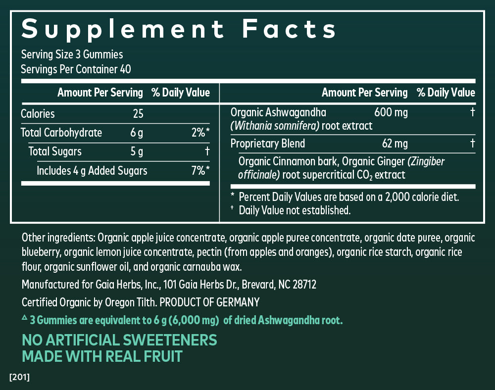 Gaia Herbs Ashwagandha Gummies