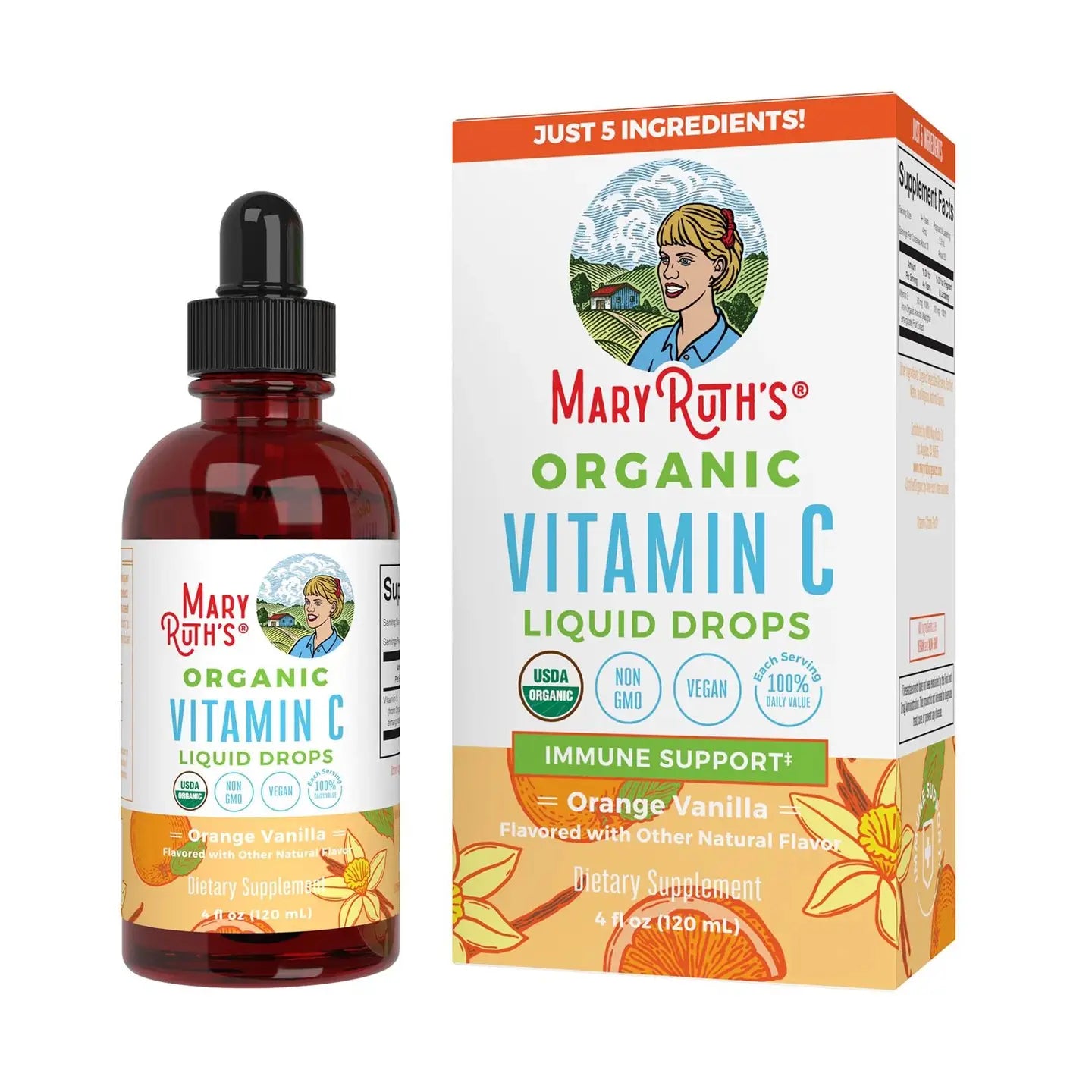 MaryRuth's Organic Vanilla Vitamin C Liquid Drops
