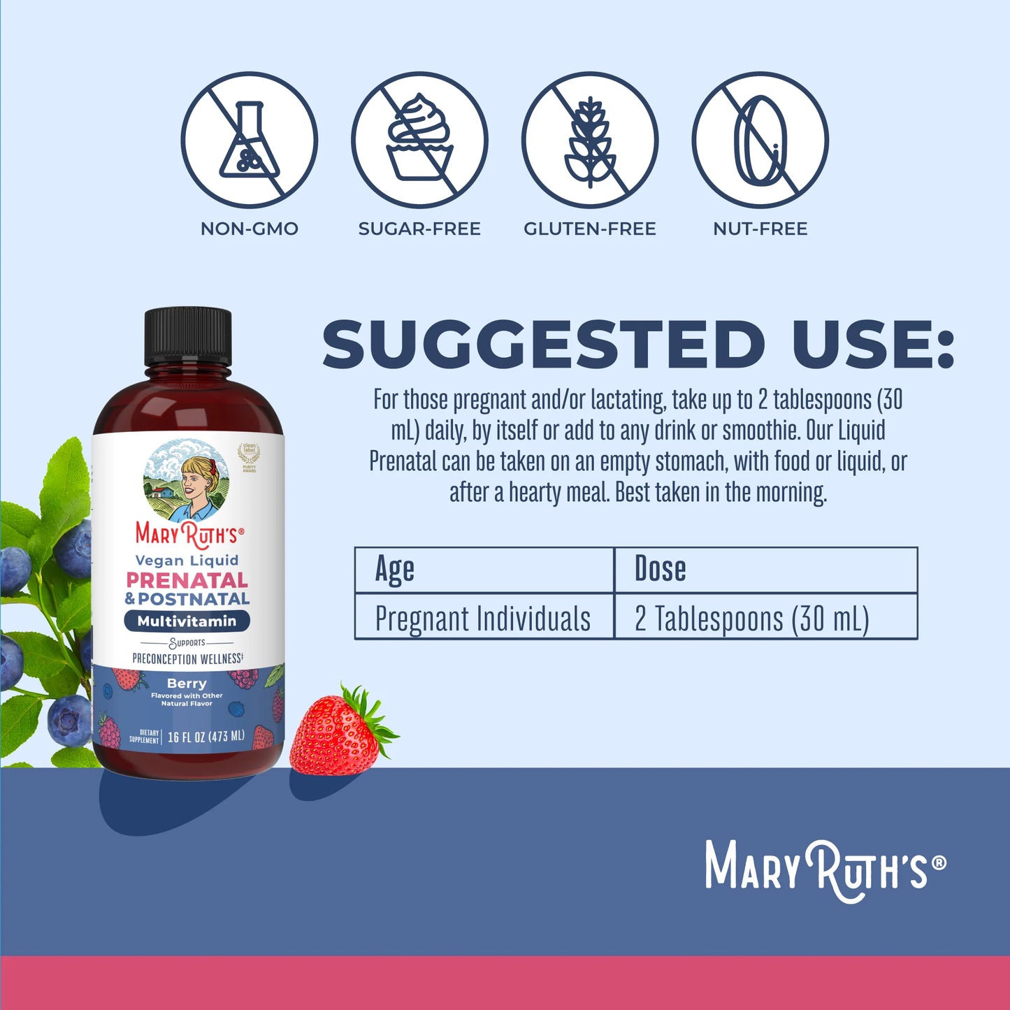 MaryRuth's Prenatal & Postnatal Liquid Multivitamin