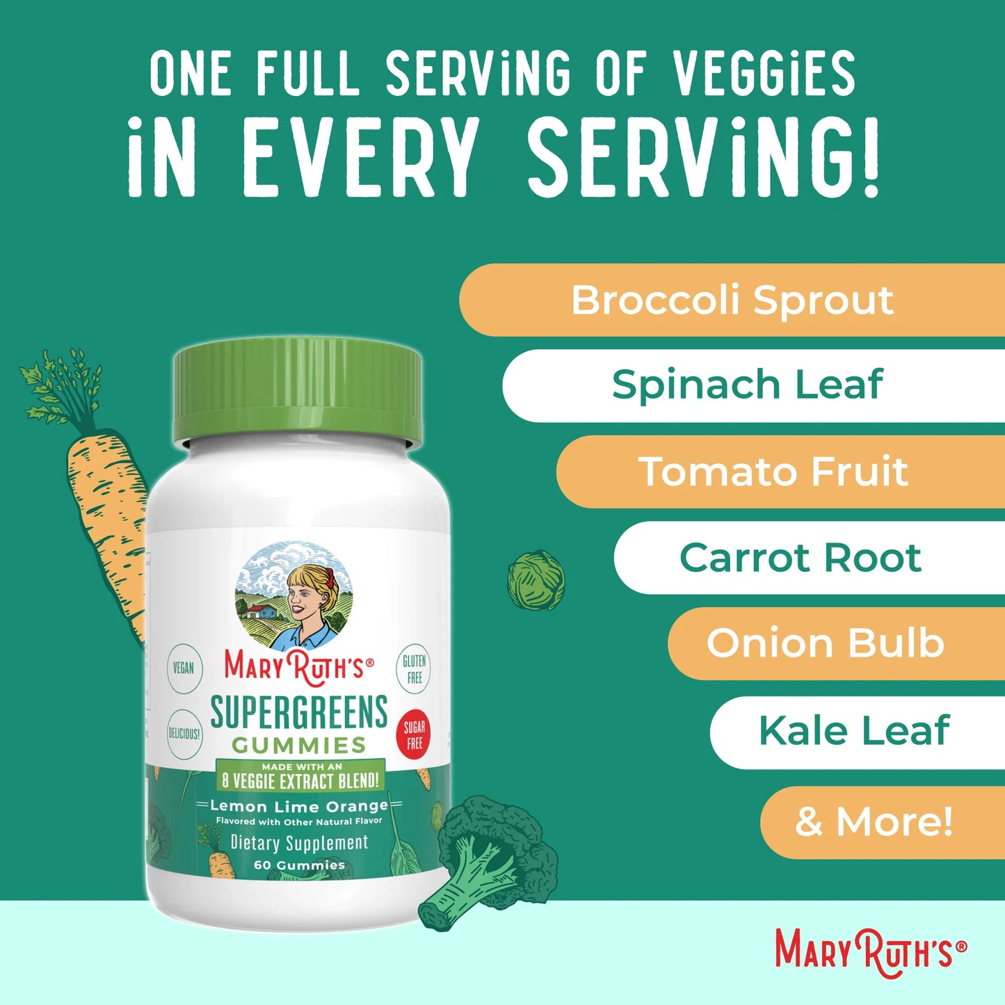 MaryRuth's Super Greens Gummies