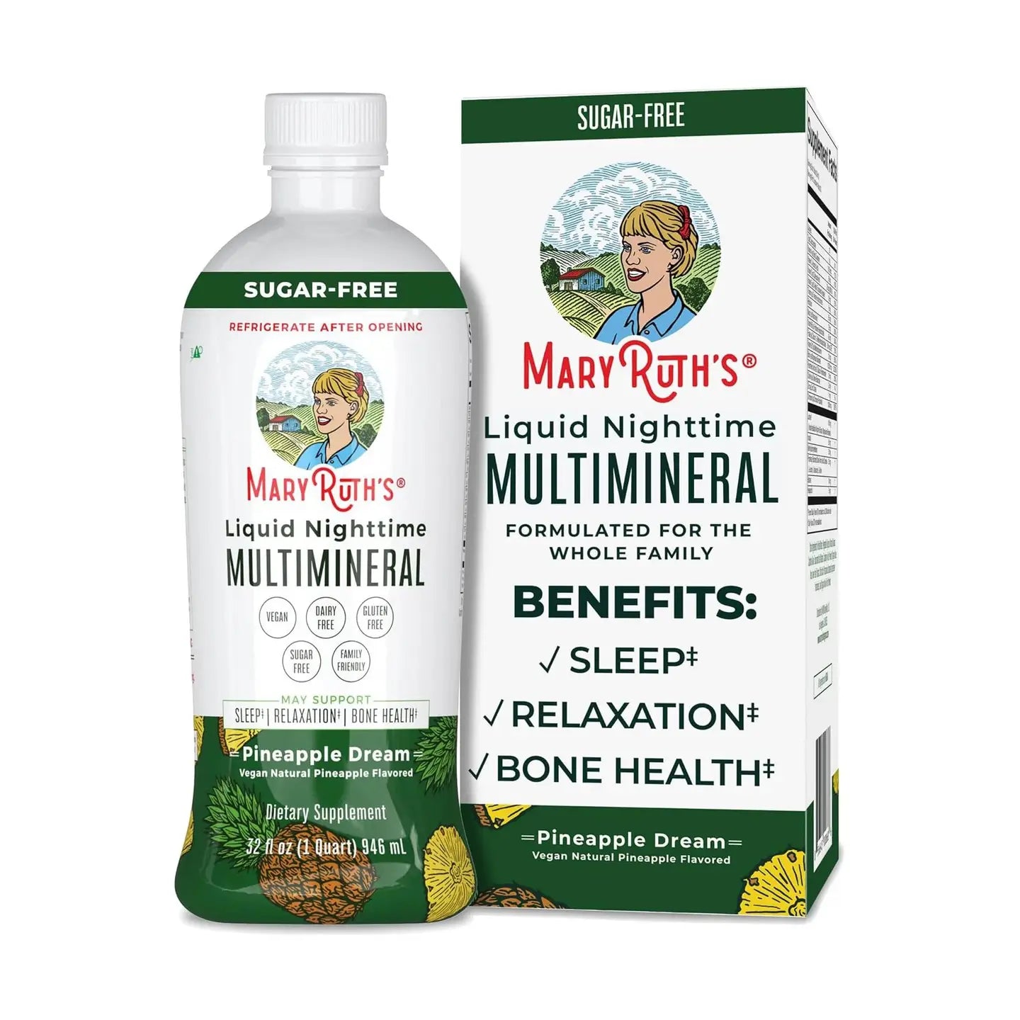 MaryRuth's Liquid Nighttime Multimineral Extra Strength