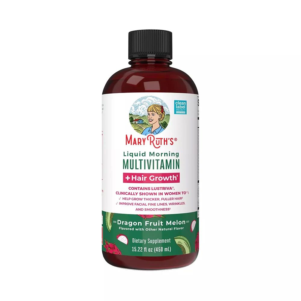 MaryRuth's Liquid Morning Multivitamin + Hair Growth (Dragonfruit Melon)