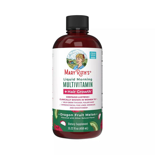 MaryRuth's Liquid Morning Multivitamin + Hair Growth (Dragonfruit Melon)