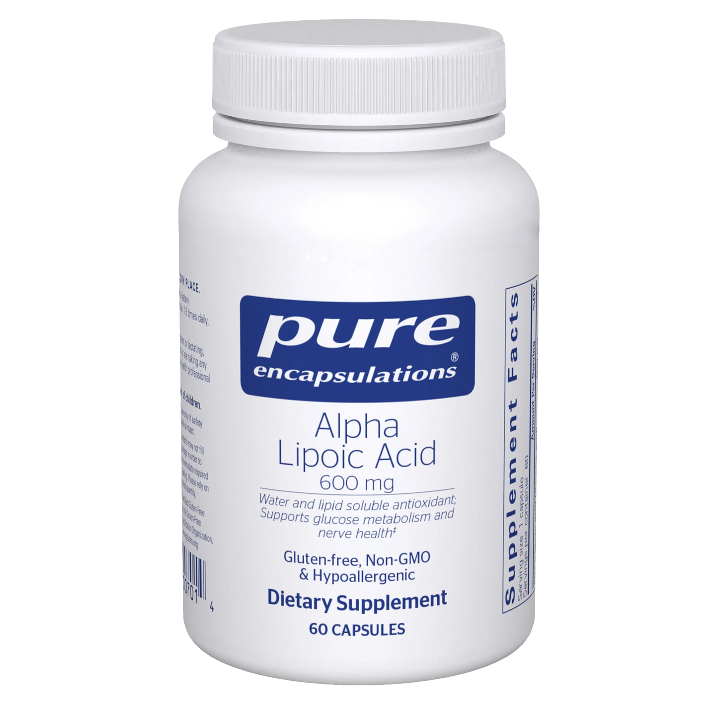 Pure Encapsulations Alpha Lipoic Acid 600 mg