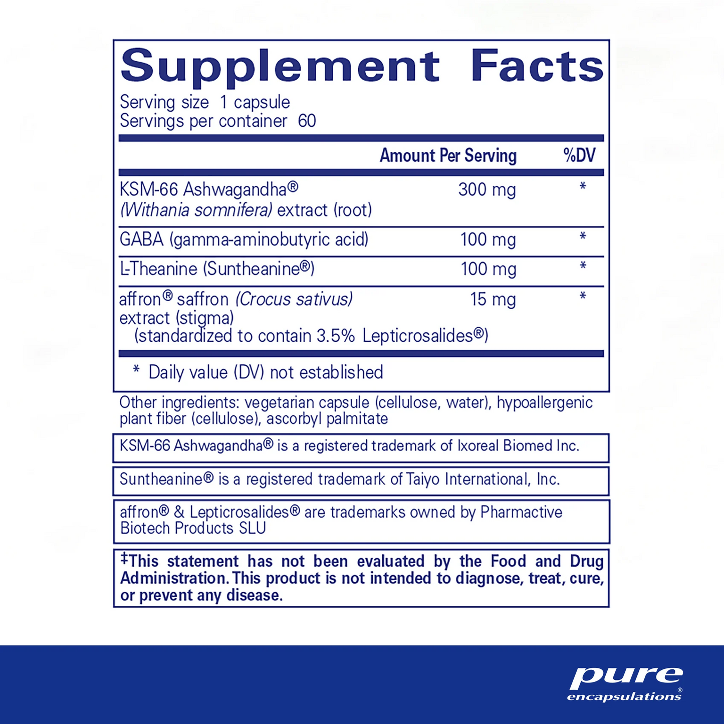Pure Encapsulations Daily Calm