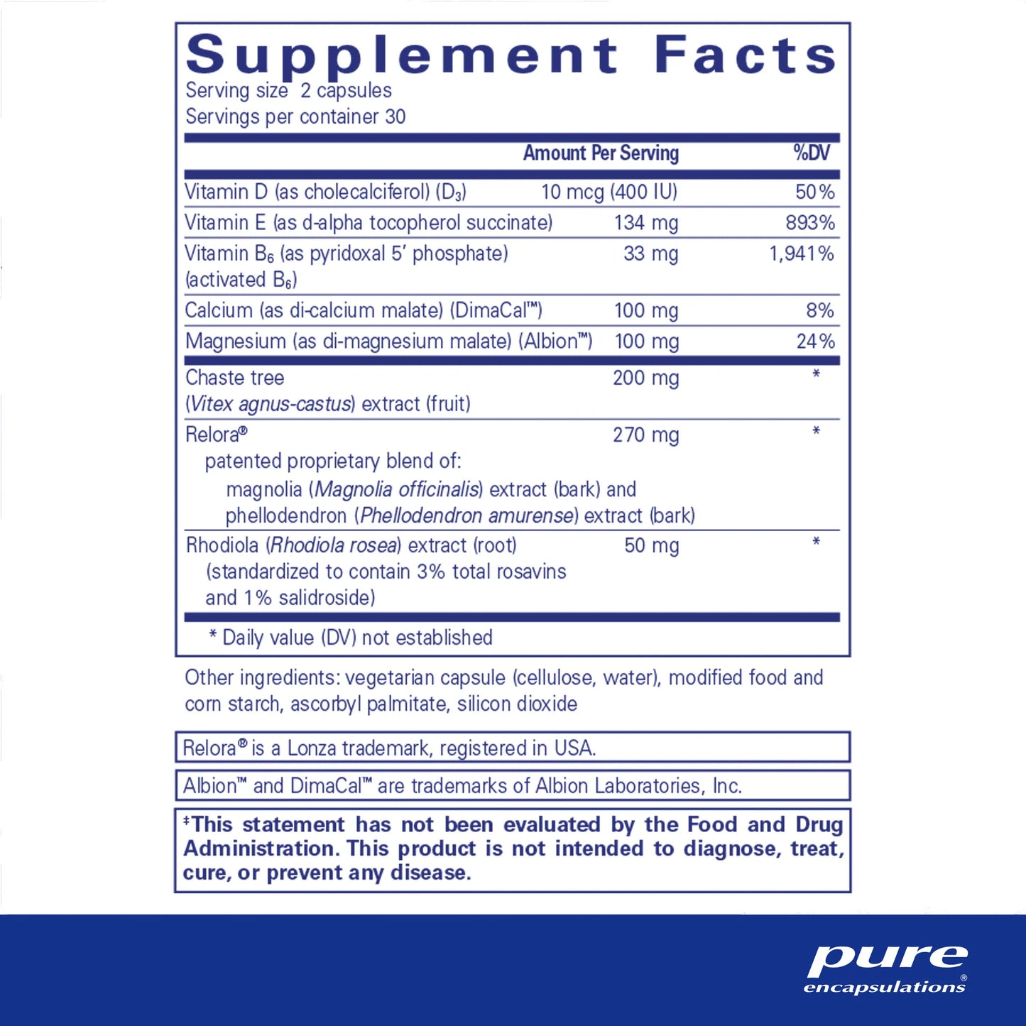 Pure Encapsulations PMS Essentials