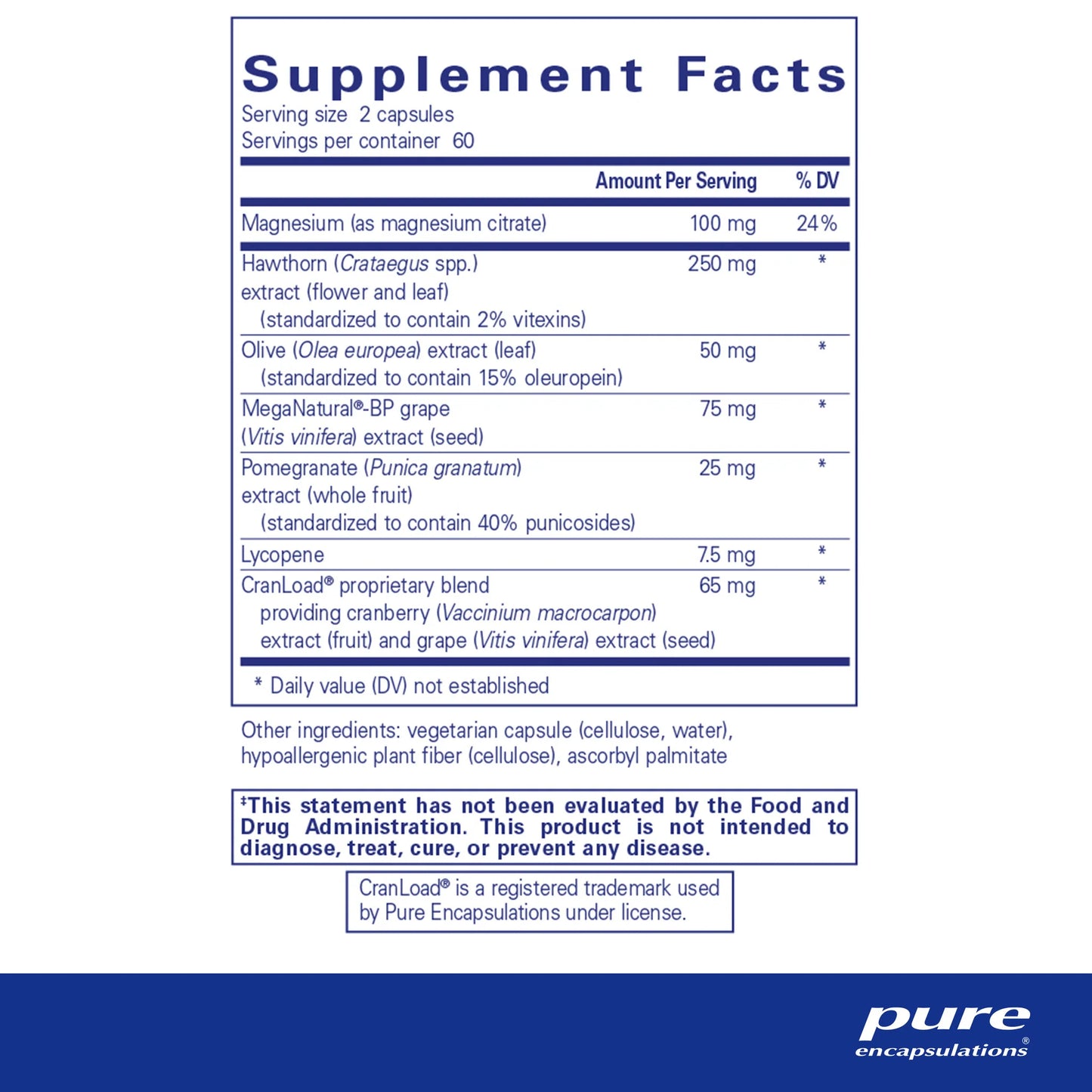 Pure Encapsulations Vascular Relax