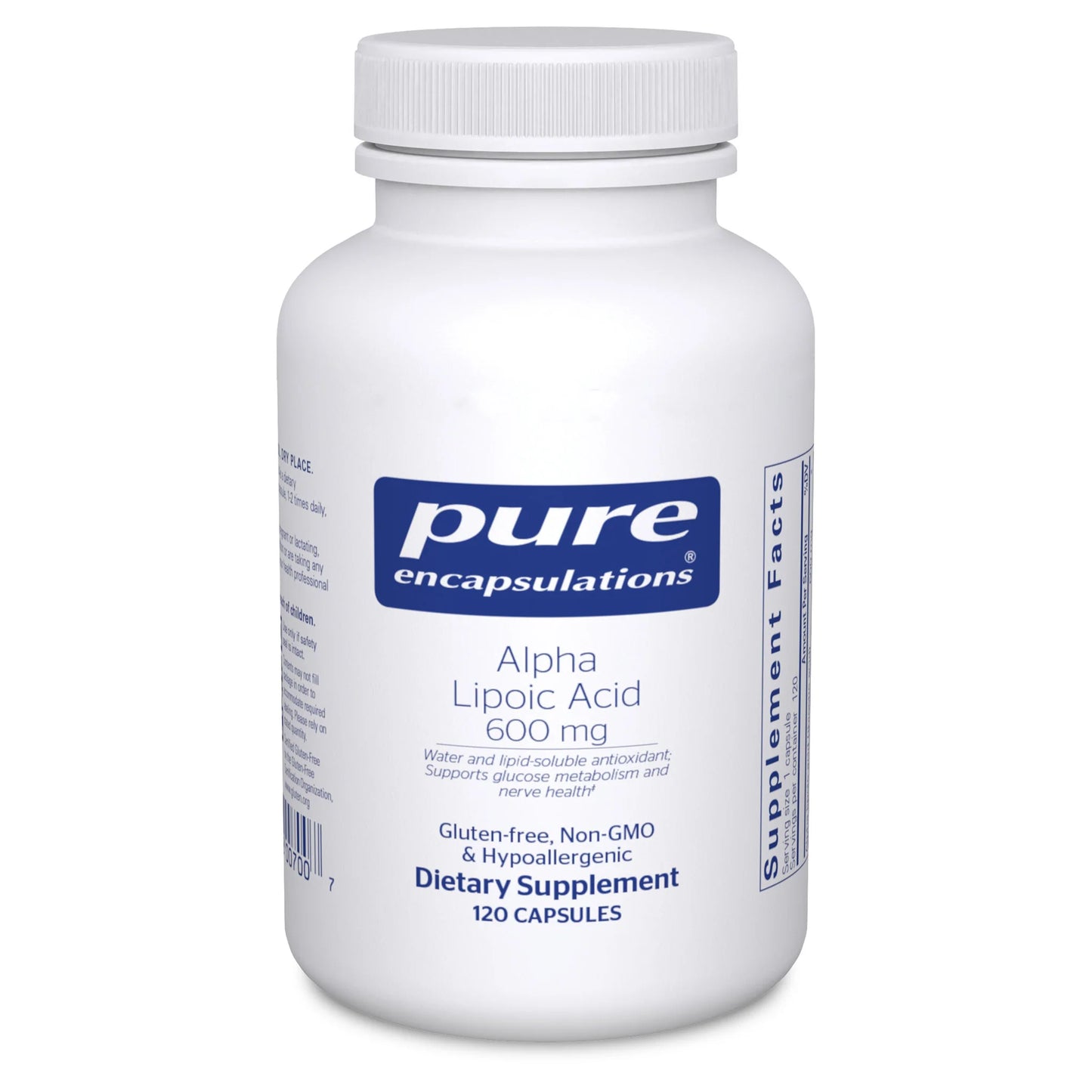 Pure Encapsulations Alpha Lipoic Acid 600 mg