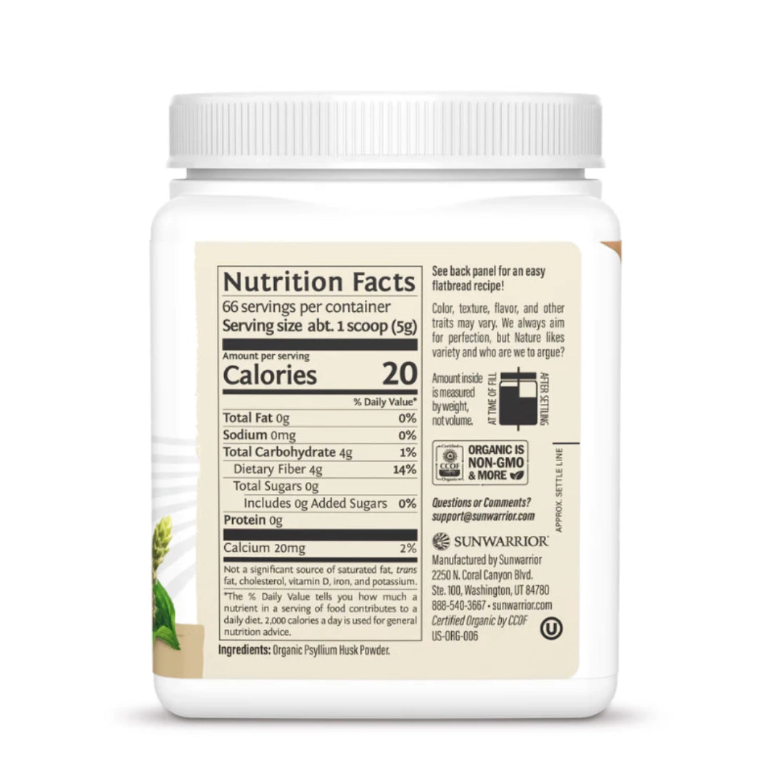 Sunwarrior Organic Psyllium Husk Powder