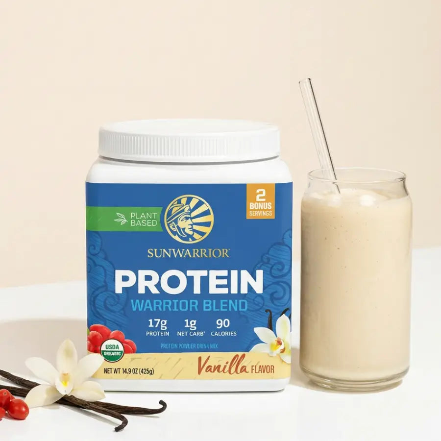 Sunwarrior Warrior Blend Organic Protein-Vanila