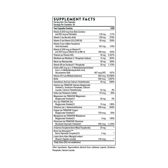 Thorne Basic Nutrients 2/Day