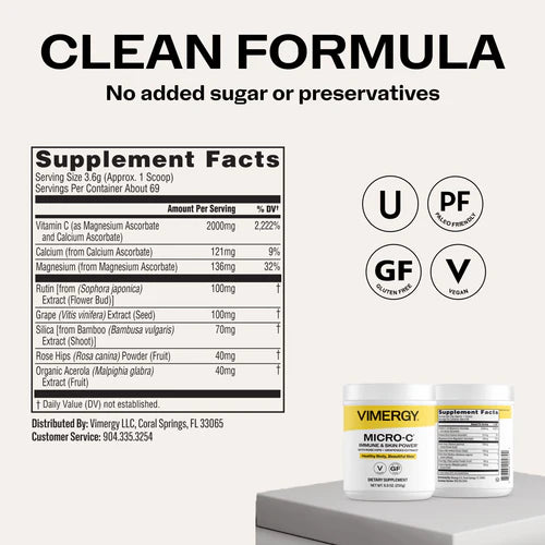 Vimergy Micro-C Immune Powder